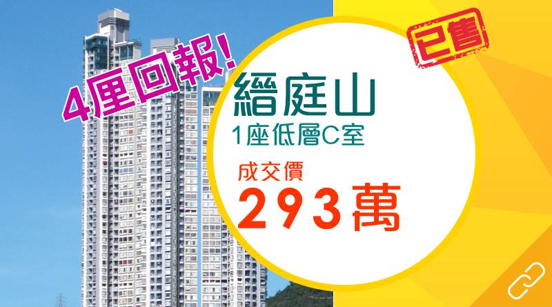 荃灣縉庭山錄2字頭成交 4厘回報邊度搵？
