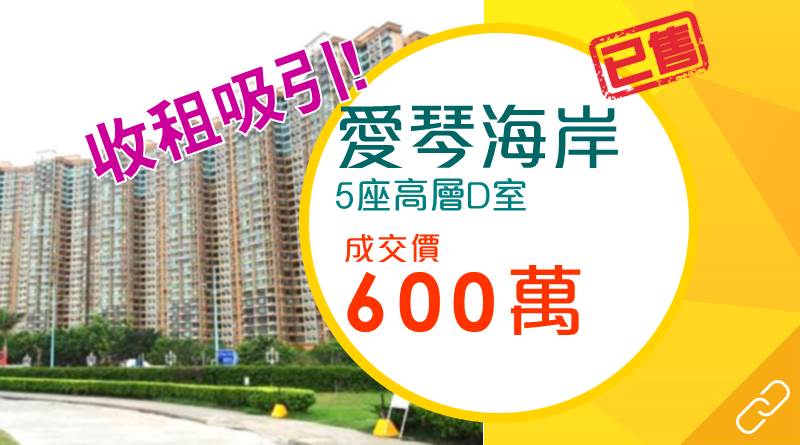 租金回報3.6厘 投資客撐愛琴海岸!
